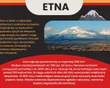 Gdzie jest Etna? Aktywny wulkan na Sycylii, pokryty śniegiem, góruje nad miastem.