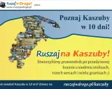 Mapa Kaszub złożona z wielu zdjęć. Zachęta do odkrywania tego regionu, gdzie są Kaszuby, w 10 dni.