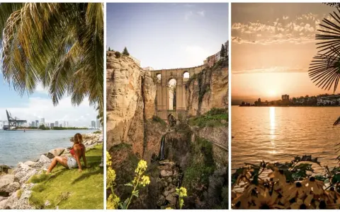 Trzy inspiracje: plaża z palmami, most w wąwozie i zachód słońca nad jeziorem. Gdzie pojechać na wakacje?