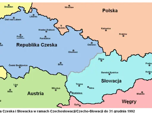 Gdzie leżą Czechy? Położenie, sąsiedzi, góry i rzeki