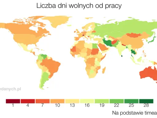 Gdzie odpoczywa się najdłużej? Kraje z rekordem dni wolnych!