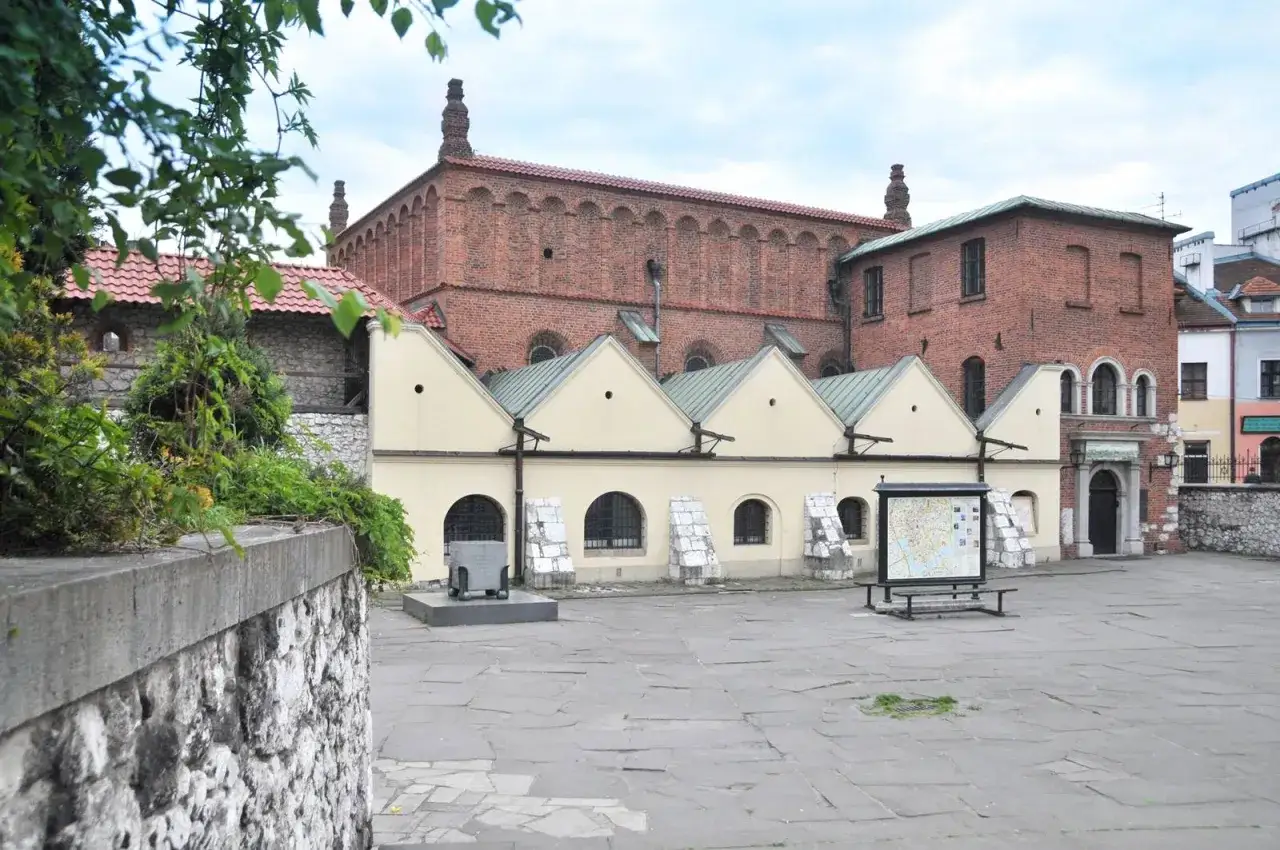 Kazimierz Krak&oacute;w ulica Szeroka synagoga