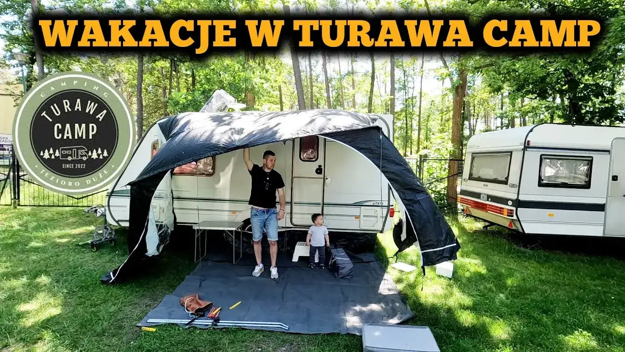 kamper nad jeziorem turawa camp