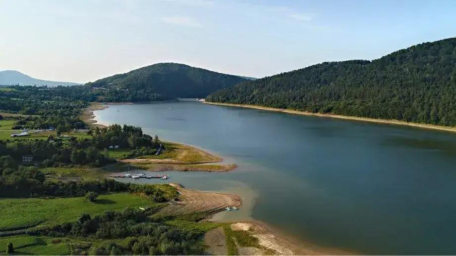 Zalew Klimk&oacute;wka Beskid Niski