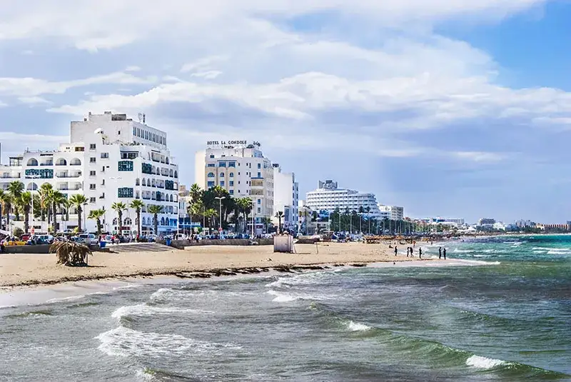 Plaża Tunezja Hammamet Sousse