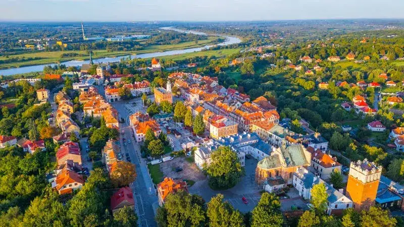 Sandomierz Rynek panorama