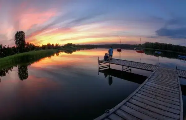 Jezioro Ł&oacute;dzko-Dymaczewskie plaża Dymaczewo Nowe