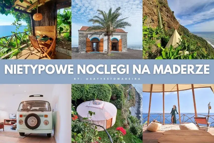 Różne typy zakwaterowania na Maderze (hotele, quintas, apartamenty)