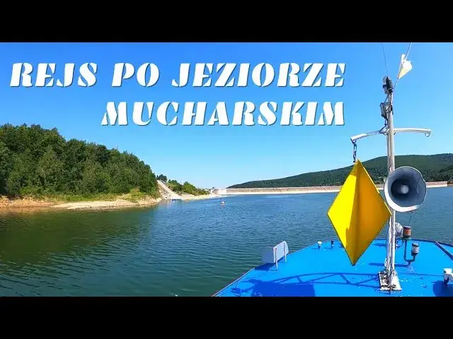 Jezioro Mucharskie statek Róża Wiatrów